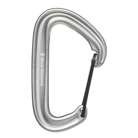 Black Diamond LiteWire Carabiner Mountaineering equipment Grey OneSize