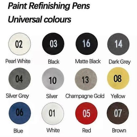 Semphasize Bil Lakstift, 2-i-1 Auto Touch Up Lakkfyllfjerner, Bilreparasjonsstift