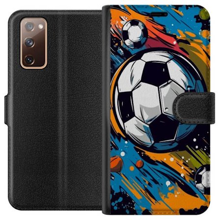 Plånboksfodral till Samsung Galaxy S20 FE med Fotbollar