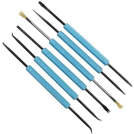 6 st Modellfartyg Rigging Belaying Verktyg, Hållbara DIY Verktyg Set för Trämodellfartyg Byggpinne