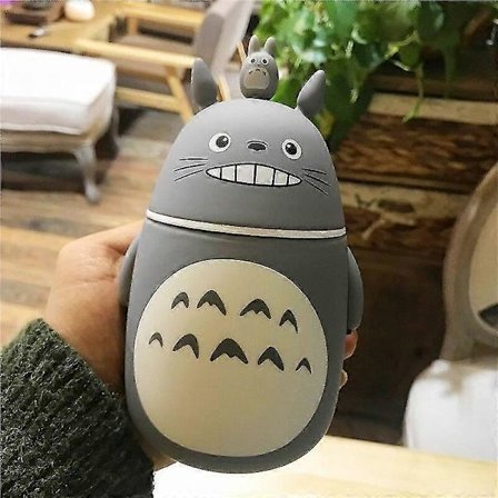 248 ml 304 ruostumattomasta teräksestä valmistettu sarjakuva Totoro kannettava termos pullo Anime Termos kuppi ja muki lasi Vacu [DB]