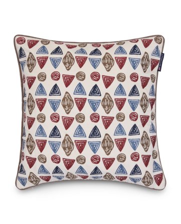 Lexington Flerfärgat kuddfodral i ekologisk bomullssammet