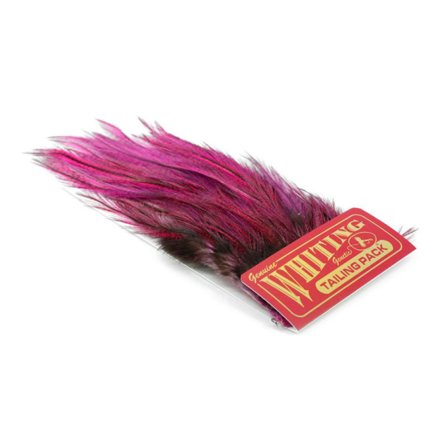 Whiting CDL Euro Nymph Tailing Pack Pardo dyed Pink