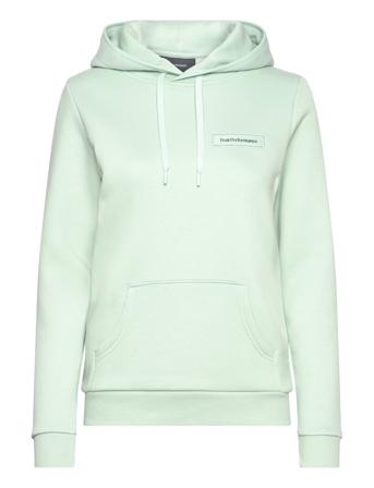 W Logo Hood Sweatshirt Green Peak Performance