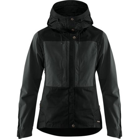 Fjällräven Women's Keb Jacket in Black | Size: XL, G-1000/Stretch Fabric