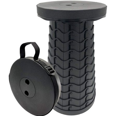 Bærbar teleskopkrakk, sammenleggbar krakk camping, lett krakk for utendørs camping KLB