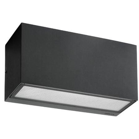 Norlys Asker 1513 Væglampe E27, op/ned, 46W, IP54 Grafit, Belysning