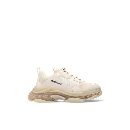 Balenciaga Triple S Clear Sole Sneakers , Beige , Heren , Maat: 42 EU
