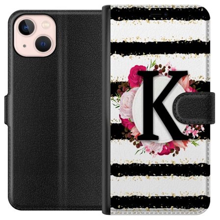 Kompatibelt Plånboksfodral till Apple Apple iPhone 13 mini Bokstaven K