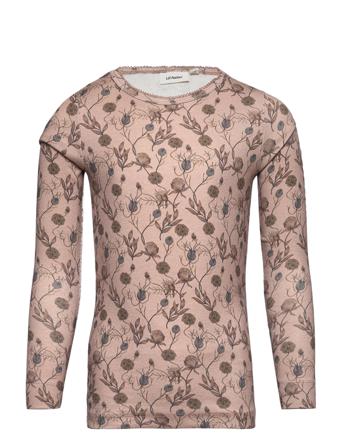 Nmfgaya Ls Slim Top Lil T-shirts Long-sleeved T-shirts Multi/mönstrad Lil'Atelier