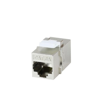 SYNERGY Keystone, Modul, TP/TP-Buchse/Buchse(RJ45,Kupplung), CAT6A, 500MHz, Slimline/short, Synergy 21,