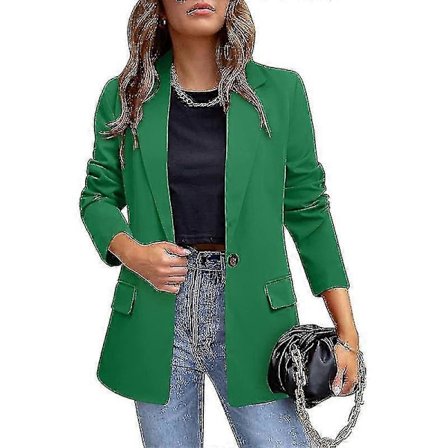 Dame Business Jakker Åpen Front Blazer Damer Casual Langermet Arbeidsklær