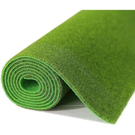 Kunstgræsmåtte til Modelbygning 0.5x0.5m – Dekorationsgræs til Tog, Diorama, Hobby & DIY