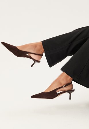 Steve Madden - Korra Suede Slingback Sandal - Kläder - - Bubbleroom