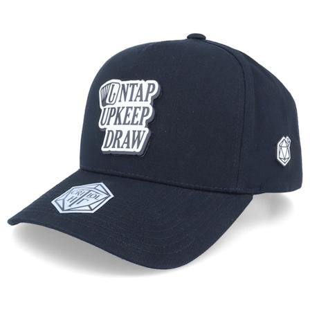 Critiql Hit - Untap Upkeep Pvc Patch Black A-Frame Black Adjustable Adjustable Black Cap - @ Hatstore