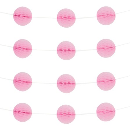 Hängande Honeycomb Dekorationer Rosa