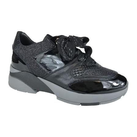 DL Sport Sneaker/Los Voetbed , Zwart , Dames , Maat: 36 EU