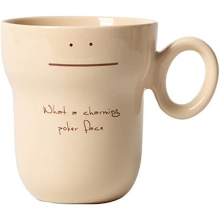 Kaffekopper - Søde krus gaver til kvinder eller kaffeelskere, sjov kaffe- eller te kop til kontor og hjem, keramiske kopper 35 cl