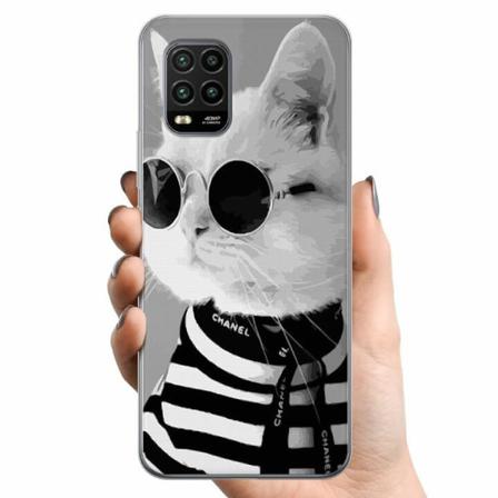 Xiaomi Mi 10 Lite 5g Tpu Mobilskal Fancy Cat