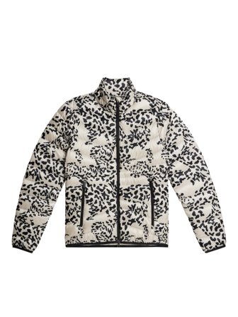 J.Lindeberg - Lara Light Down Jacket Print - Grey - Femme - XL