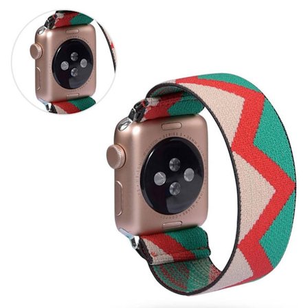 Apple Watch Series 5 / 4 40mm nylon watch band - Triangle Colorful