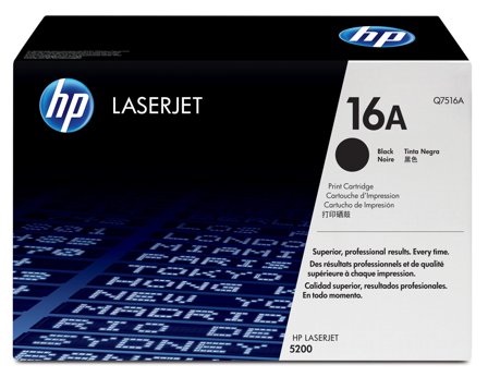 HP 16A svart LaserJet-tonerkassett, original, 829160755045