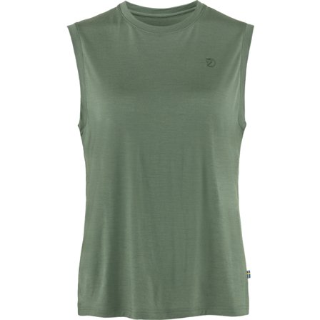 Fjällräven Abisko Wool Tank Topp M - female - Patina Green - T-Skjorta & tank Topps