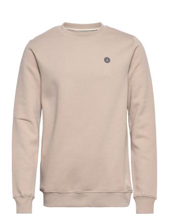 Akallen Noos Crewneck Sweatshirt Trøje Beige Anerkjendt
