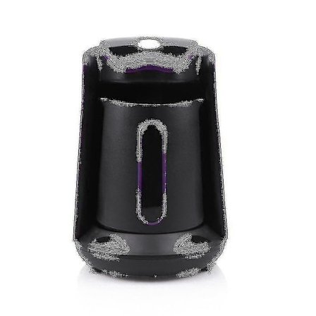 Lila 600w Automatisk Tyrkisk Kaffe Maskine Elektrisk Kaffe Kande Fødevarekvalitet