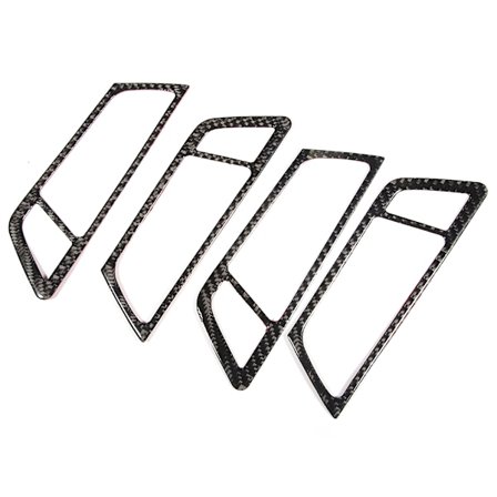 4 st Kolfiber Bil Interiör Dörrhandtag Ram Skydd Trim Tillbehör för Audi Q5 SQ5 8R