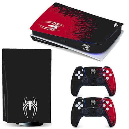 PS 5 Skin Disc Edition Anime Konsol och Kontroller Vinyldekal, Hållbar, Repskyddad, Exakt Justering, Kompatibel med Play-Station 5