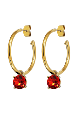 Dyrberg & Kern DIEGA RED Örhänge Smycken klockor Dam Röd ONESIZE