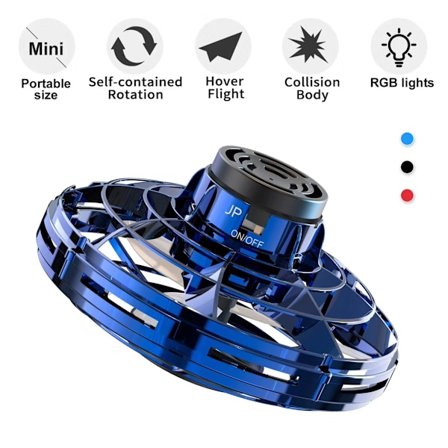 Drönare Hovering Flying Spinner Boomerang Fidget Led Light Barn Till