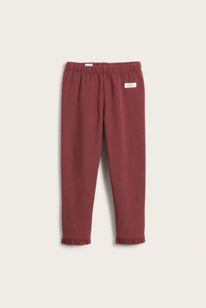 Leggingsit, joissa on pitsiä | Tummanpunainen | Lapset | Kappahl