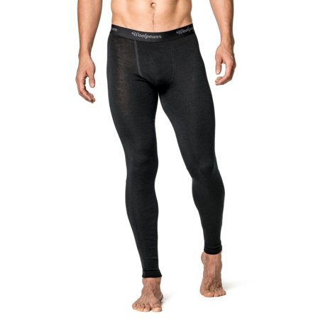 Woolpower Long Johns Men's Lite Men base layer trousers Black S