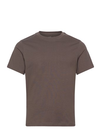 Weekday Short Boxy Heavyweight T-Shirt - Brown - S