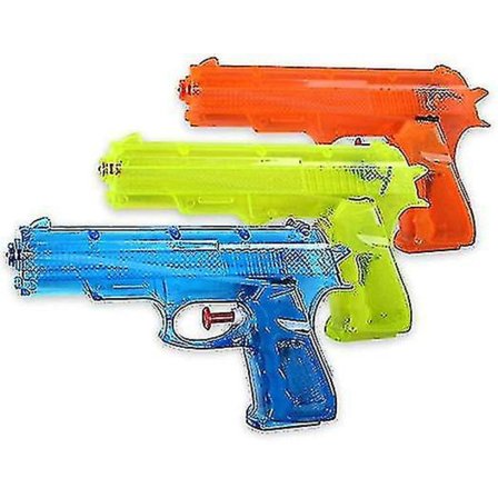 Pakke med 3 klassiske vannpistoler
