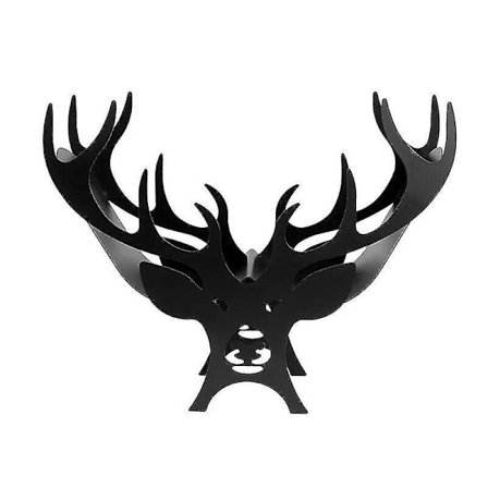 Sort Hjortebjørn Toiletpapirholder Badeværelse Jern