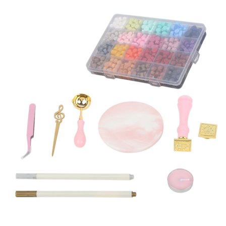 DIY Vintage Vax Sigill Kit Portabel Retro Design Hantverksset för Brevtillverkning