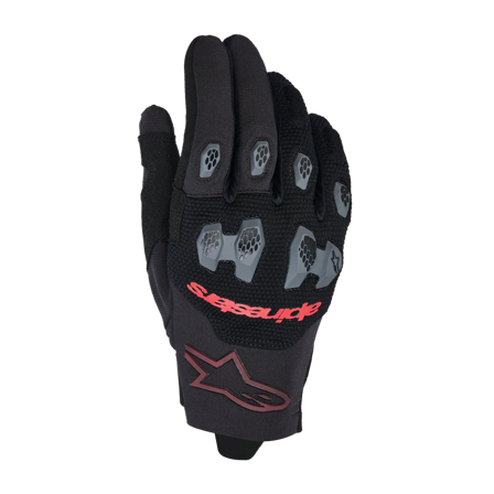 Motokrosové Rukavice Alpinestars Pro-Dura Černá/Jasně Červená L