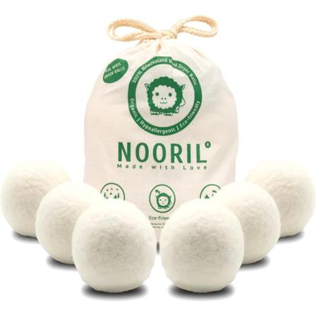 Ull tvättbollar för tygmjukning 6pcs