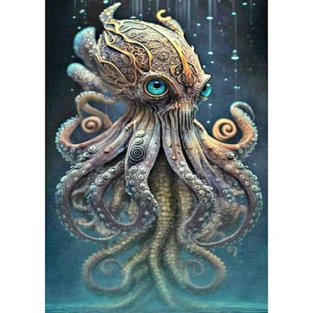 30x40cm 5D diamantmaleri, DIY broderi blekksprut diamant