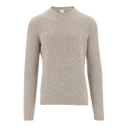 Aspesi Round-neck Strik inbo, Herre Strik, Størrelse: L