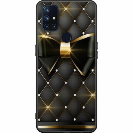 Oneplus Nord N10 5g Svart Skal Gyllene Rosett
