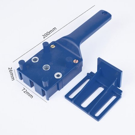 Borejigg kompatibel med dybelledd, Ø 6, 8, 10, blå