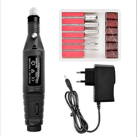 Tånagel Slipmaskin för Tjocka Tånaglar Set Manikyr och Pedikyr Professionell New-WELLNGS