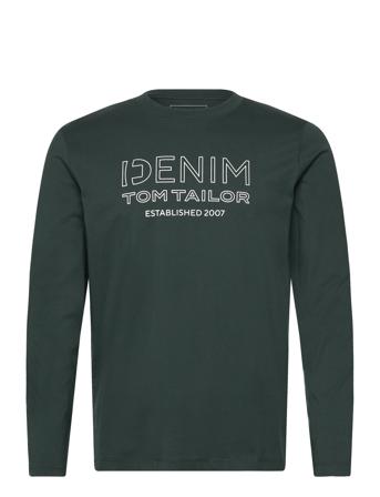 Printed Longsleeve Green Tom Tailor