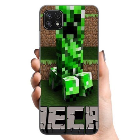 Samsung Galaxy A22 5G TPU Mobilskal Minecraft