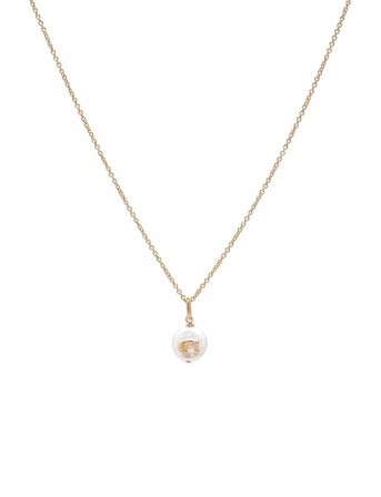 Coach Accessories Coach Signature Coin Pearl Pendant Necklace - Gold - ONE SIZE