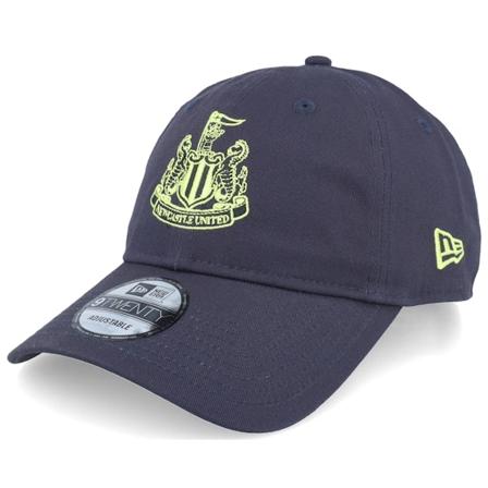 New Era - Football Blå unconstructed Caps - Newcastle United Seasonal Pop 9TWENTY Navy Dad Cap @ Hatstore